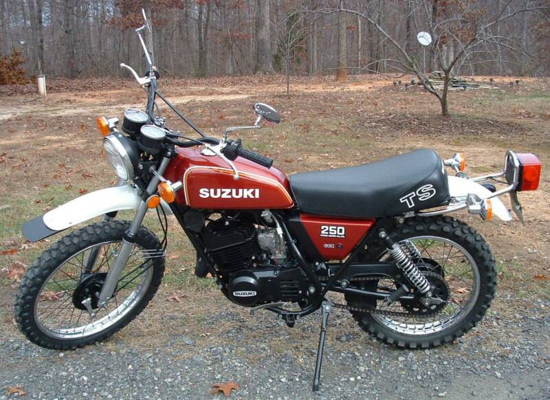 thumbnail image 2 of Tight Fit Seats Motorcycle Seat Cover For Suzuki TS250 (1978) - Black, Complete With Strap 2 of 3